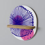 MAGIC NATURE Prateleira Oval Decorativa em Efeito Carvalho