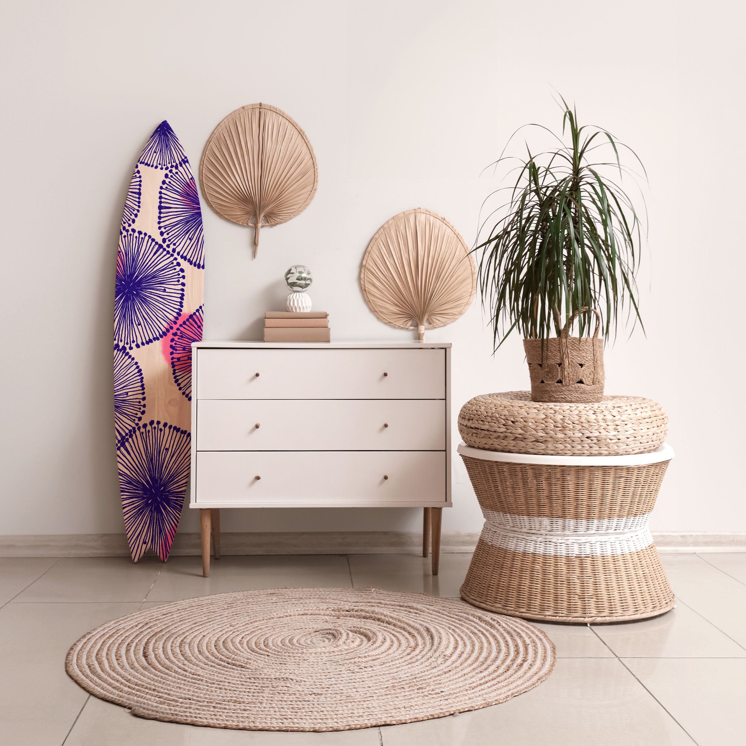 MAGIC NATURE Decorative Plywood Surfboard