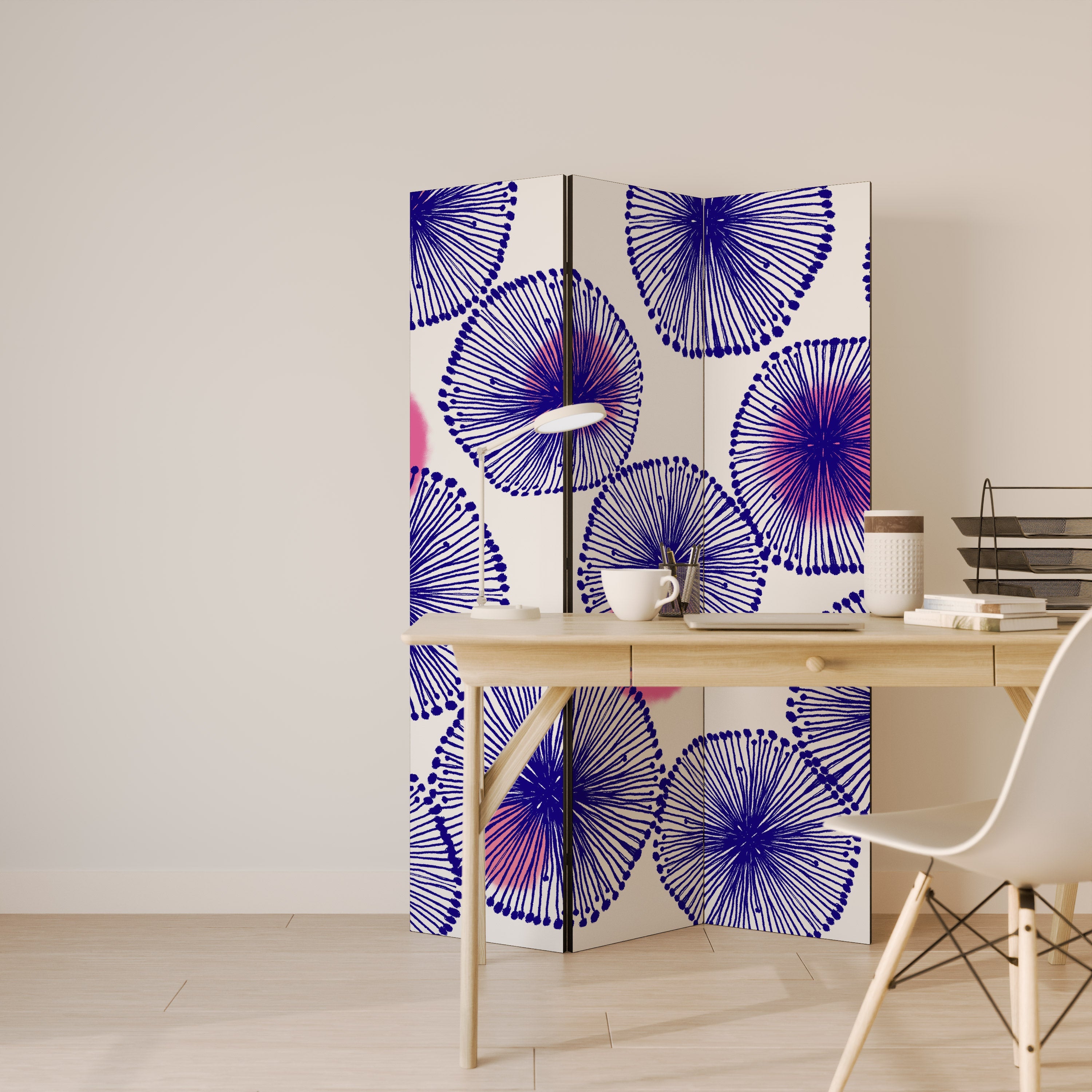 MAGIC NATURE Biombo Decorativo de 3 Painéis