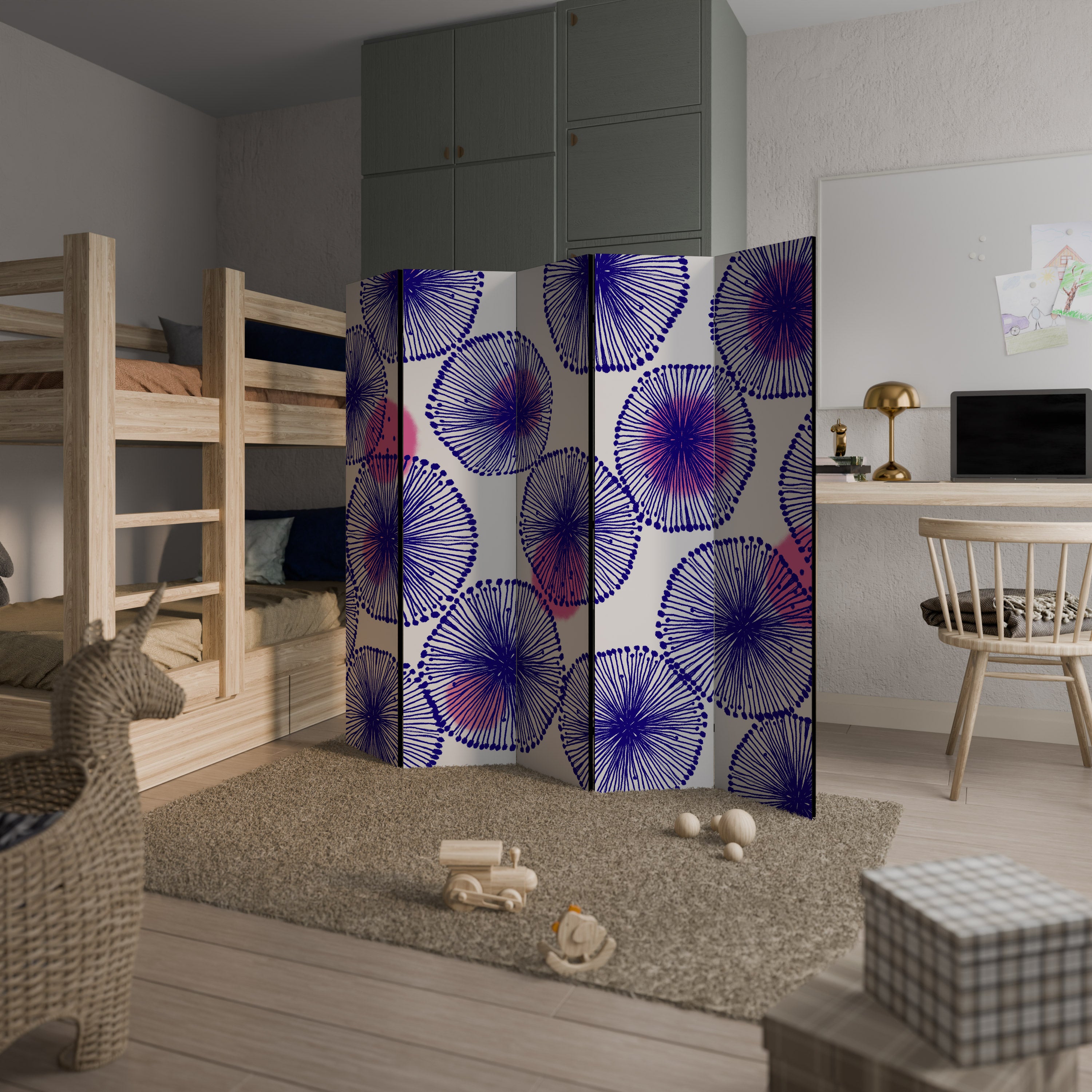 MAGIC NATURE 5-Panel Room Divider