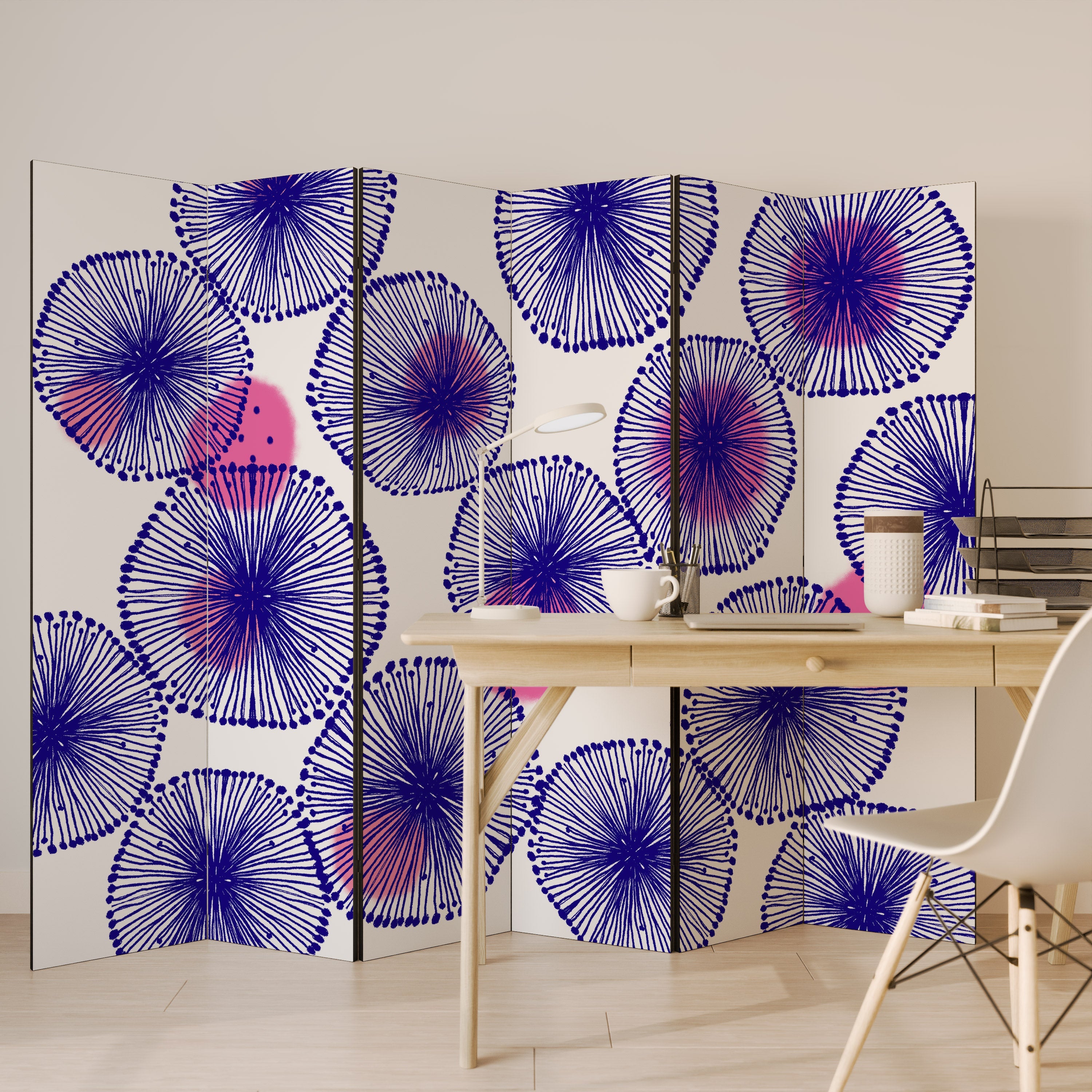 MAGIC NATURE Biombo Decorativo de 6 Painéis