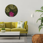 TROPICAL BEAUTY Round Wall Art