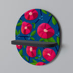 SPRING THOUGHTS Prateleira Oval Decorativa em Acabamento Preto