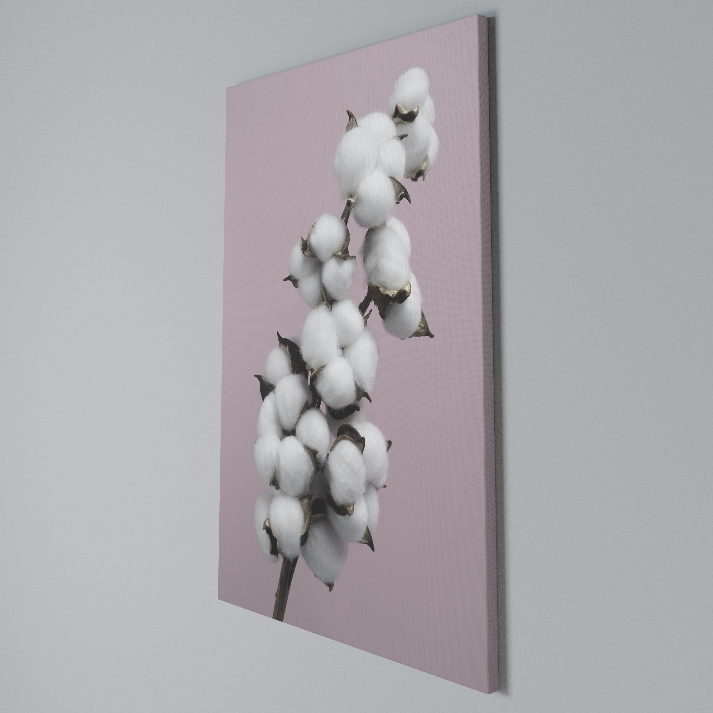COTTON CLOUDS WHISPER Vertical Canvas Print