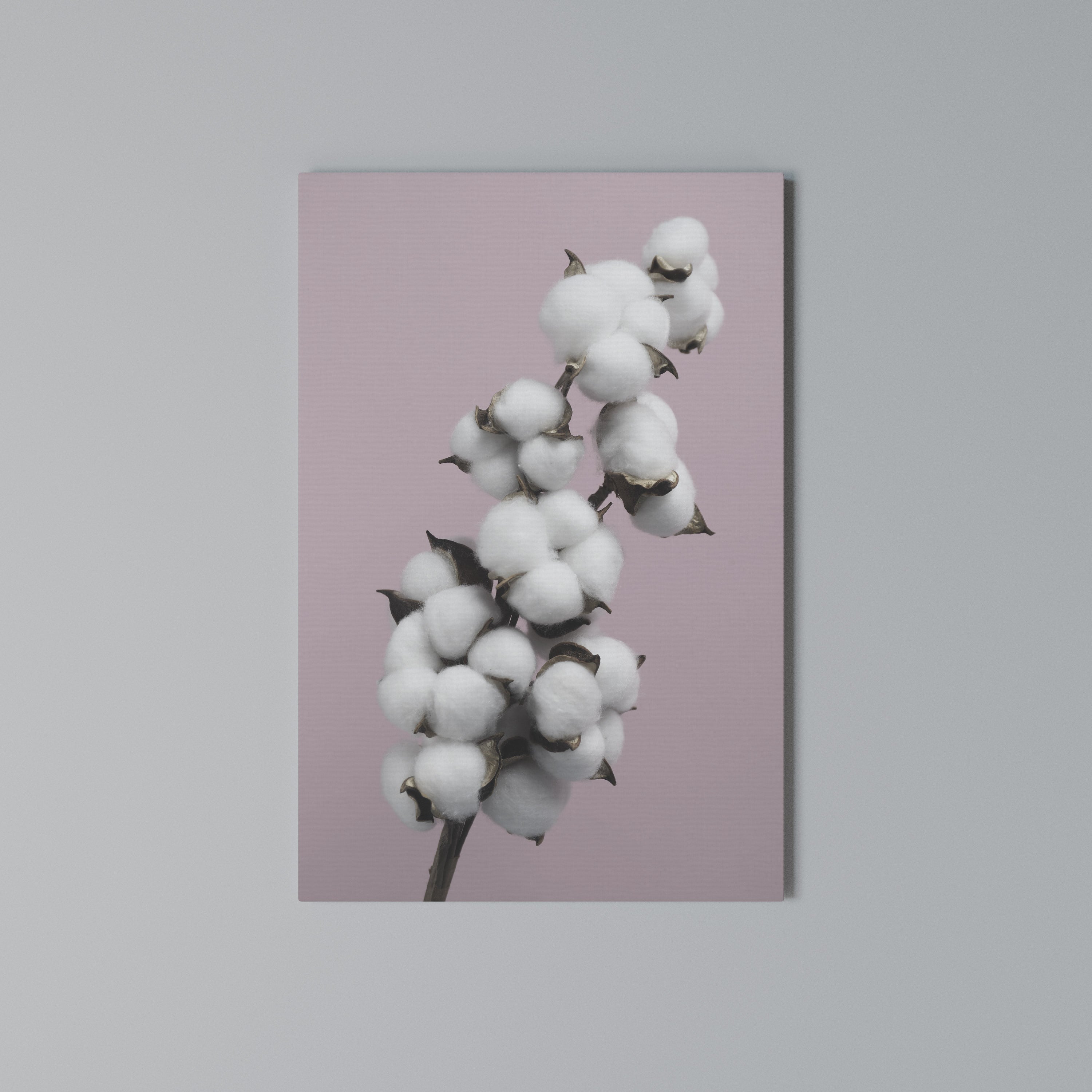 COTTON CLOUDS WHISPER Quadro em tela vertical
