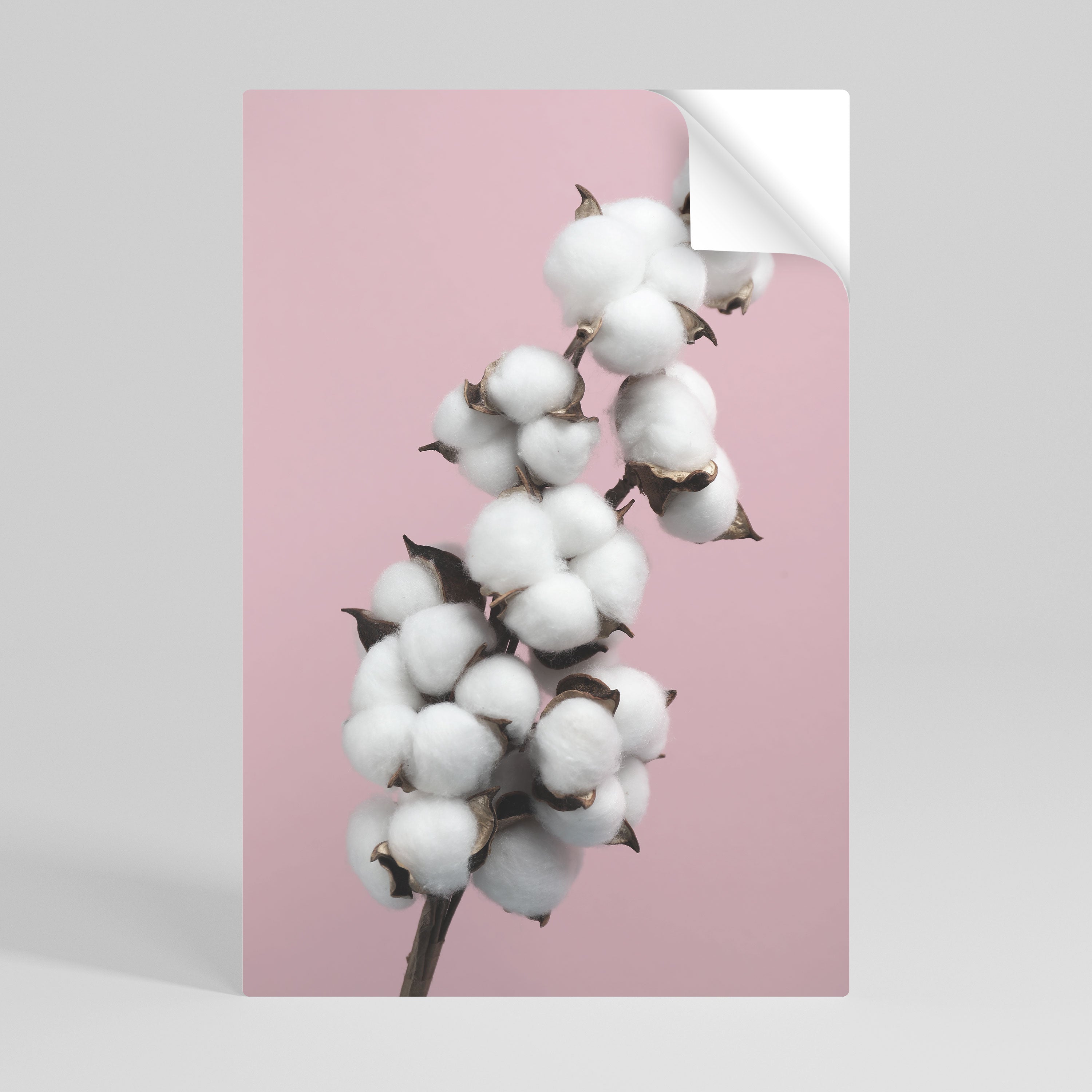 COTTON CLOUDS WHISPER Peel and Stick Vertical Poster