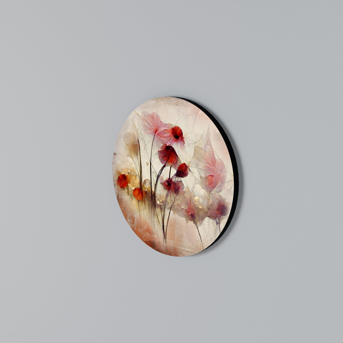 WILD DELICACY Round Wall Art