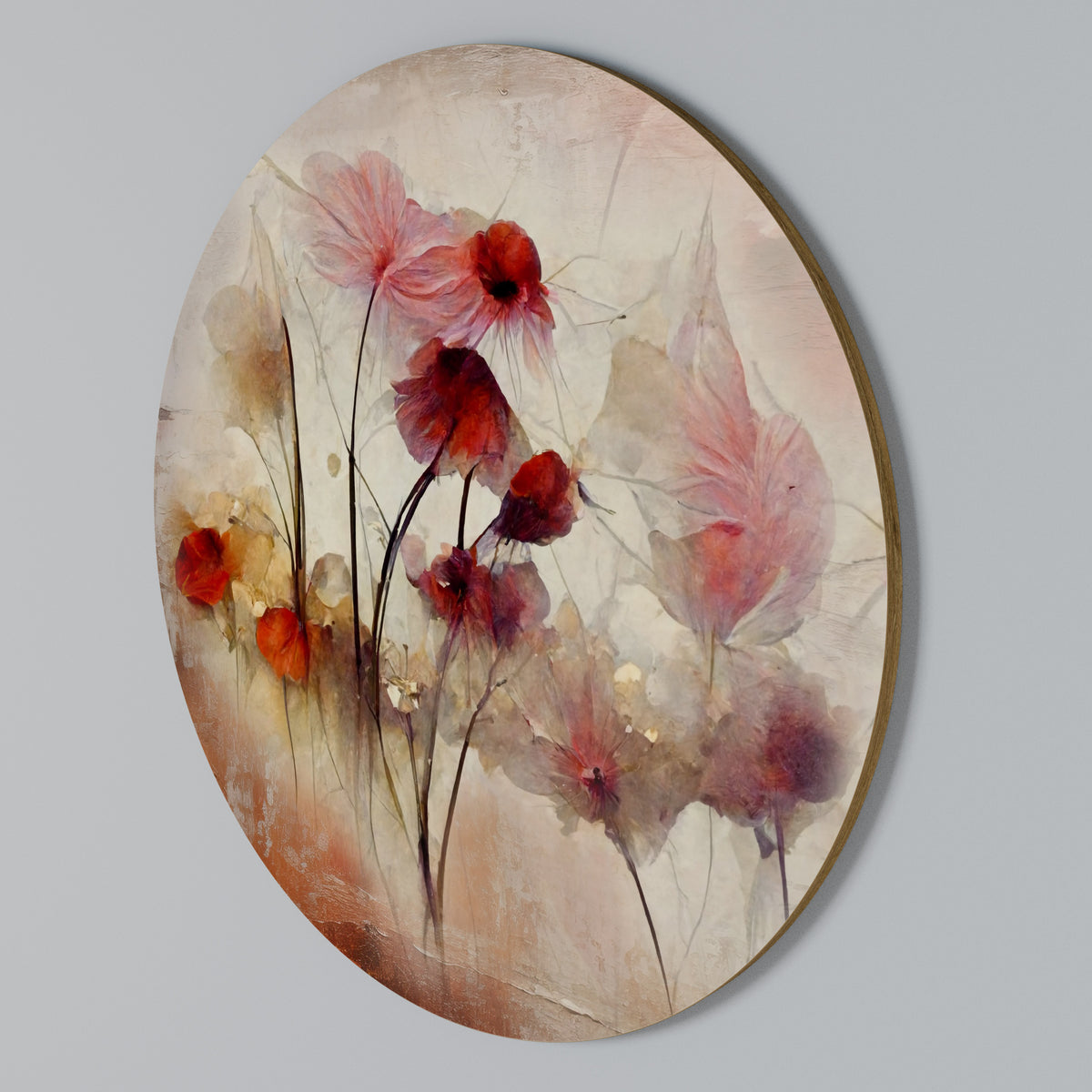 WILD DELICACY Round Wall Art