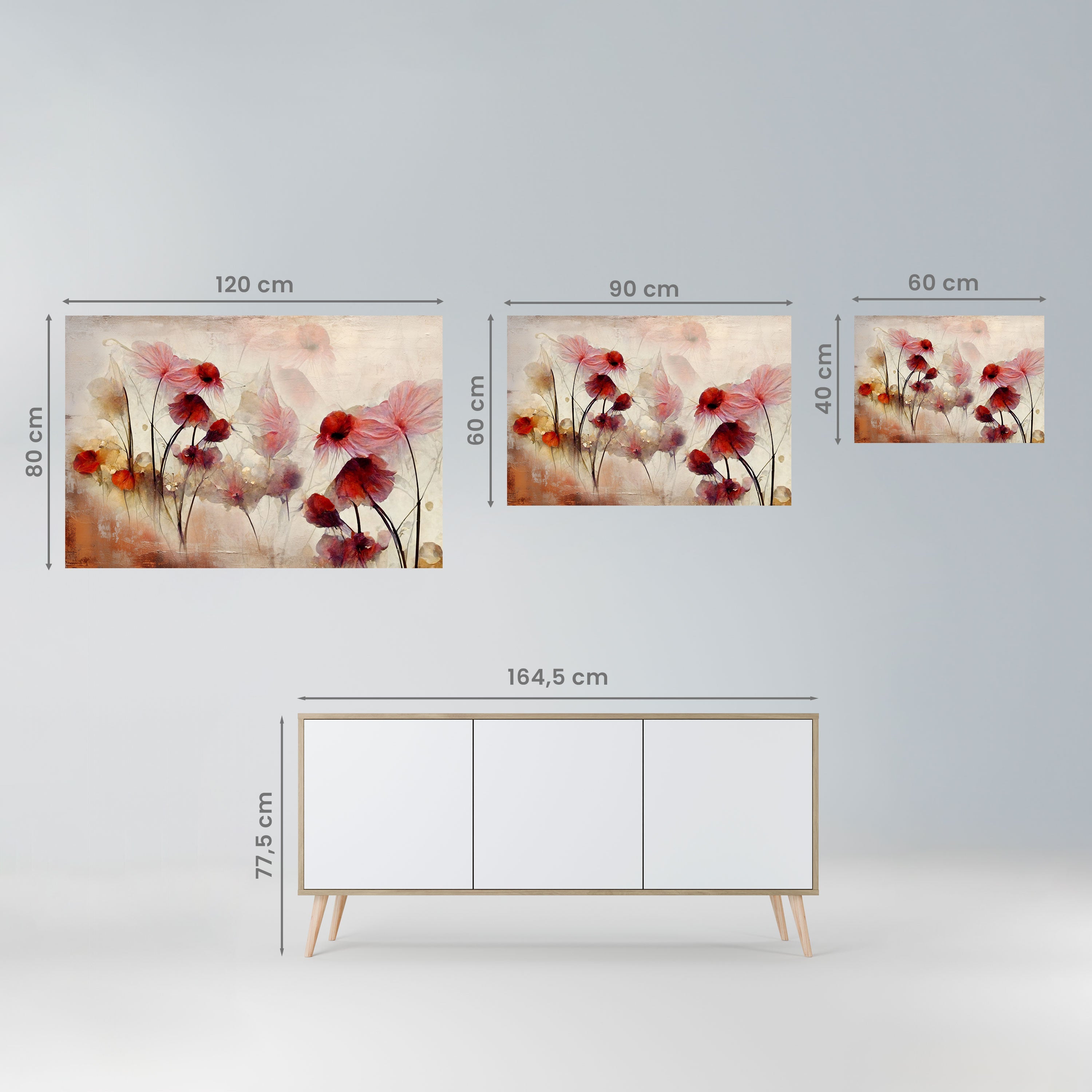 WILD DELICACY Peel and Stick Horizontal Poster