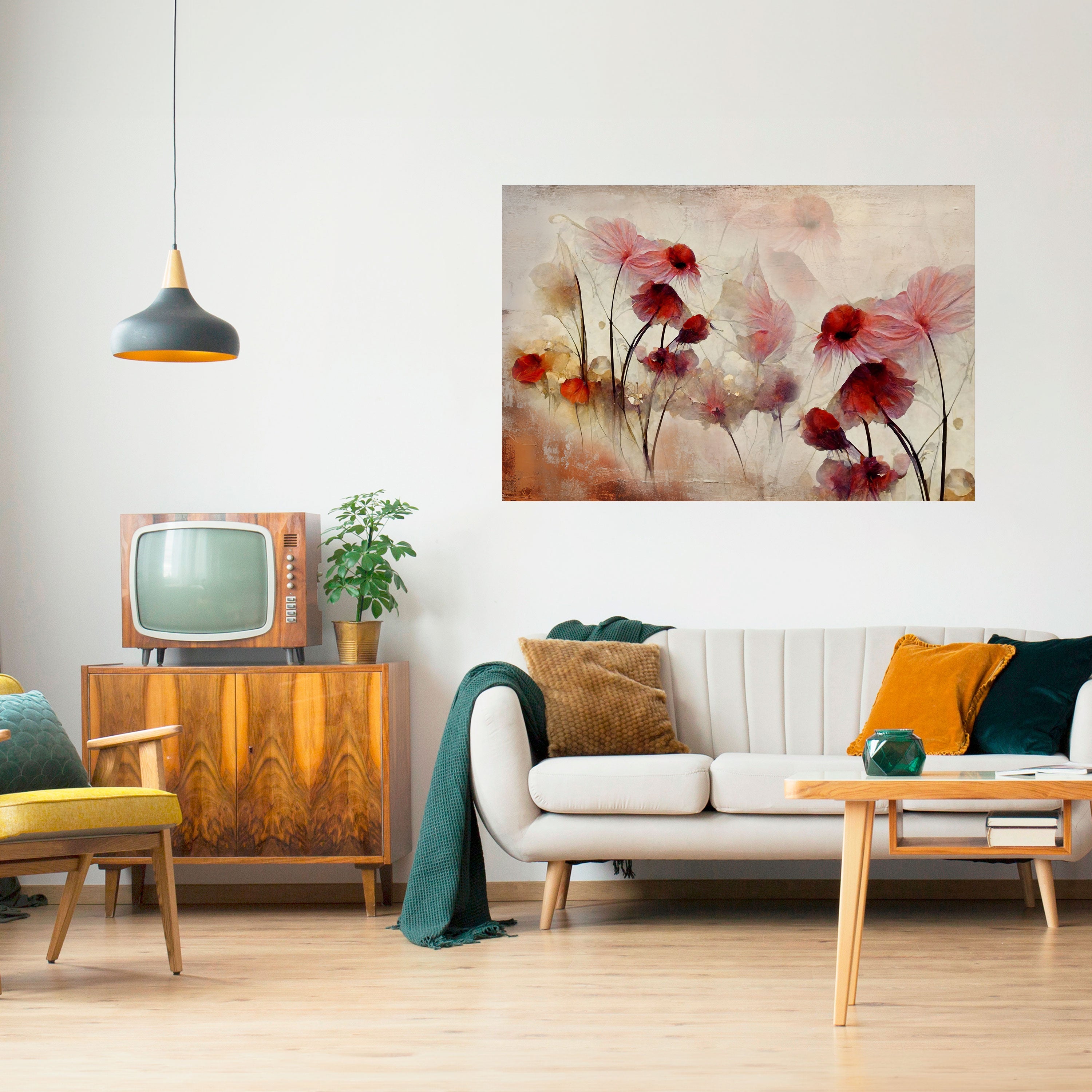 WILD DELICACY Peel and Stick Horizontal Poster