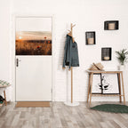 GLOWING MEADOWS AT DUSK Peel and Stick Horizontal Poster