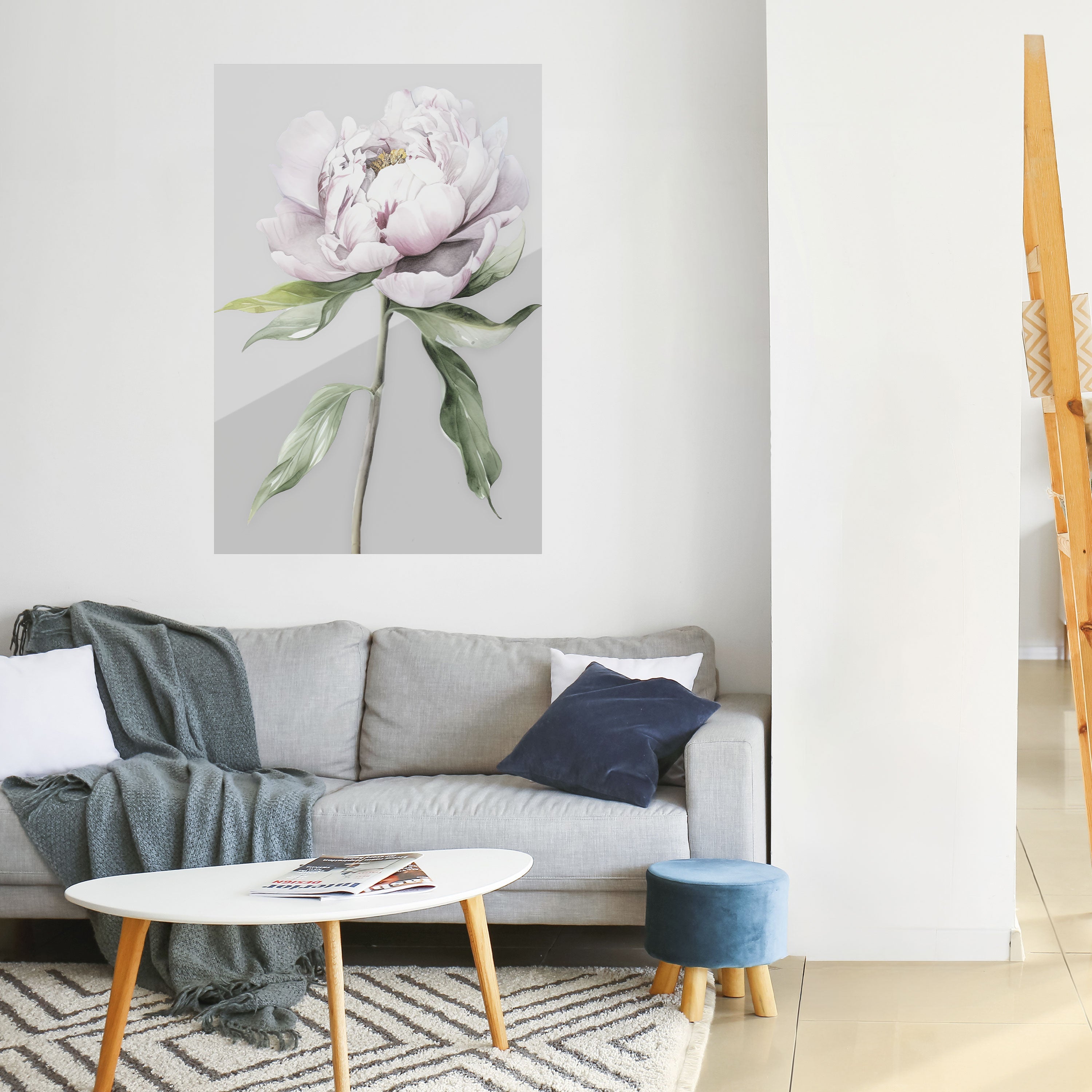 EVOCATIVE FLORAL FANTASY Peel and Stick Vertical Poster