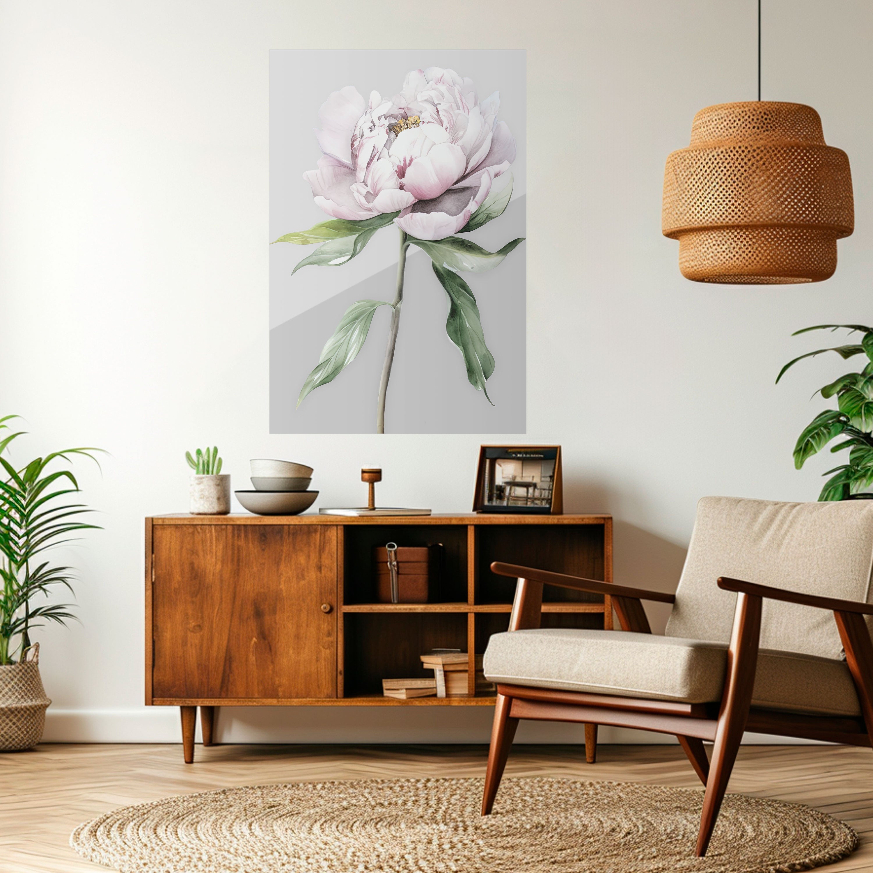 EVOCATIVE FLORAL FANTASY Peel and Stick Vertical Poster