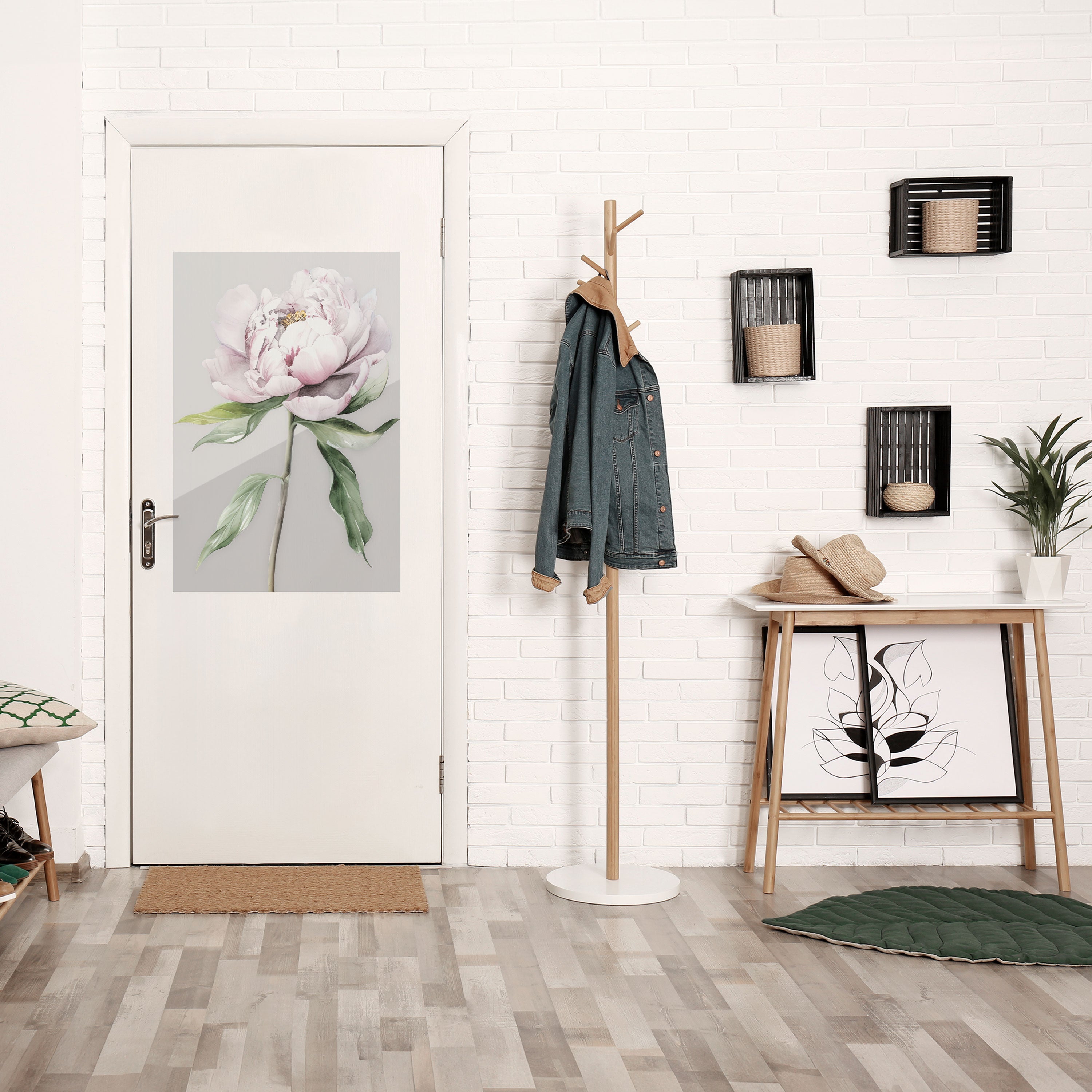 EVOCATIVE FLORAL FANTASY Peel and Stick Vertical Poster