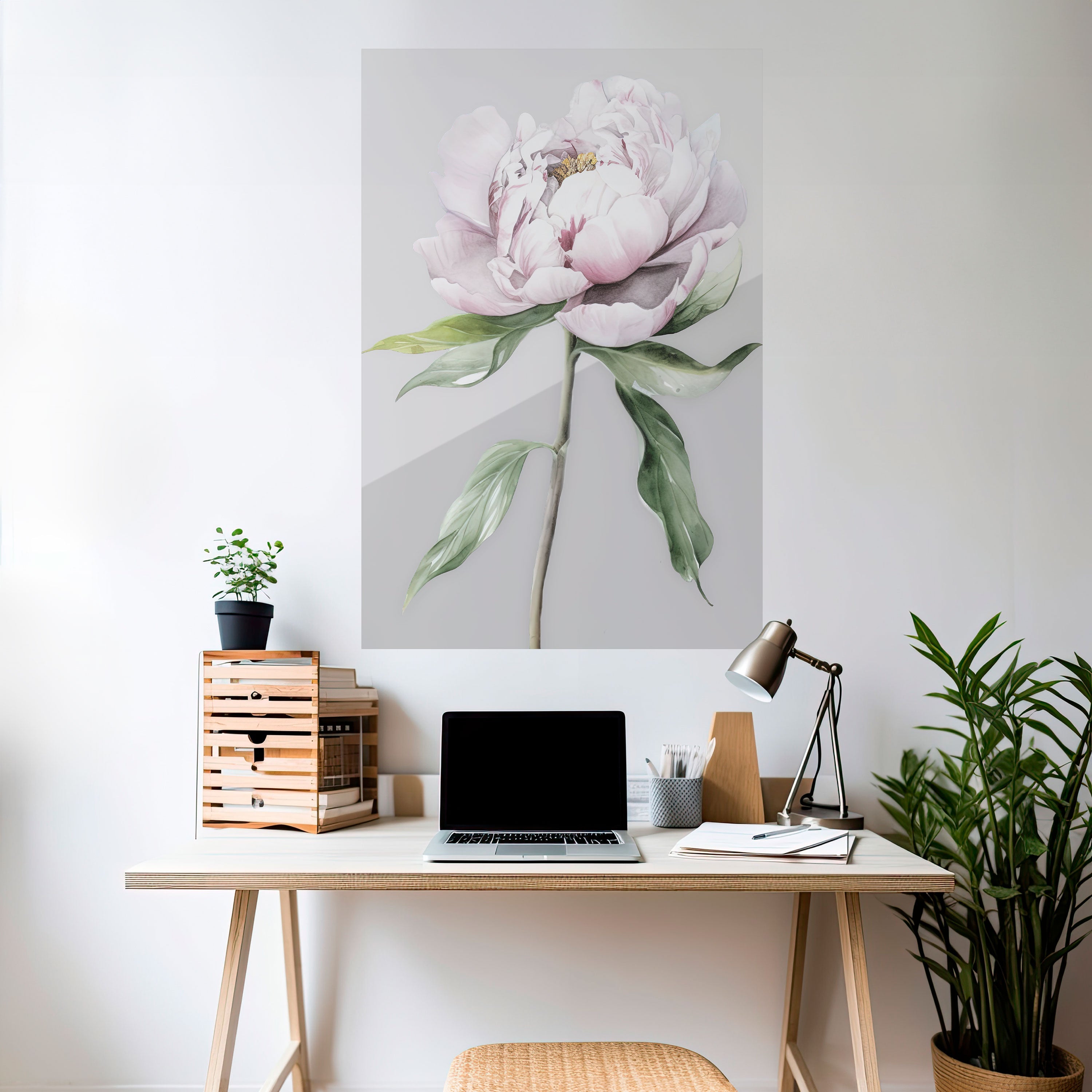 EVOCATIVE FLORAL FANTASY Peel and Stick Vertical Poster