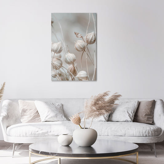 TRANQUIL BLOOMING VISION Quadro em tela vertical