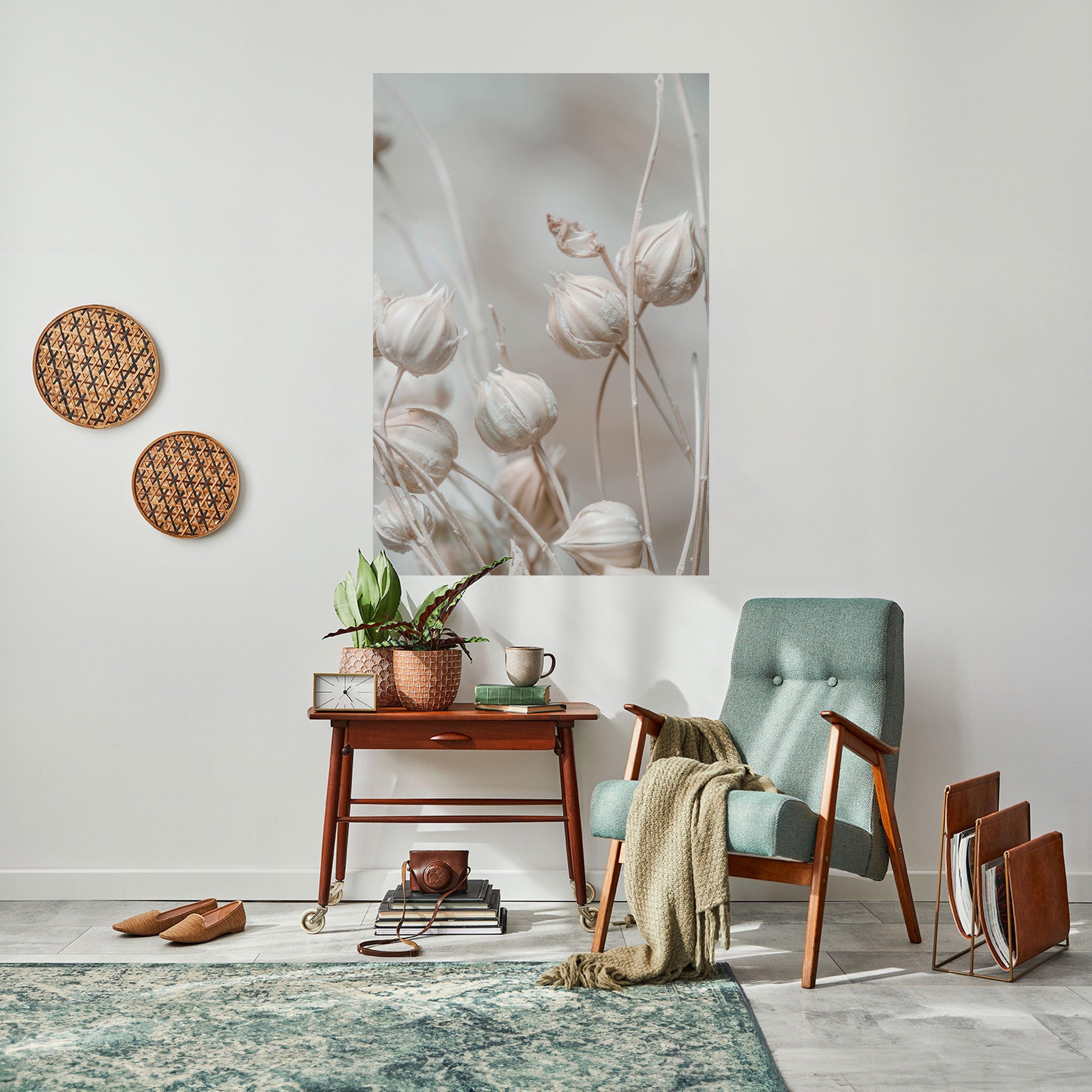 TRANQUIL BLOOMING VISION Poster Vertical Autocolante