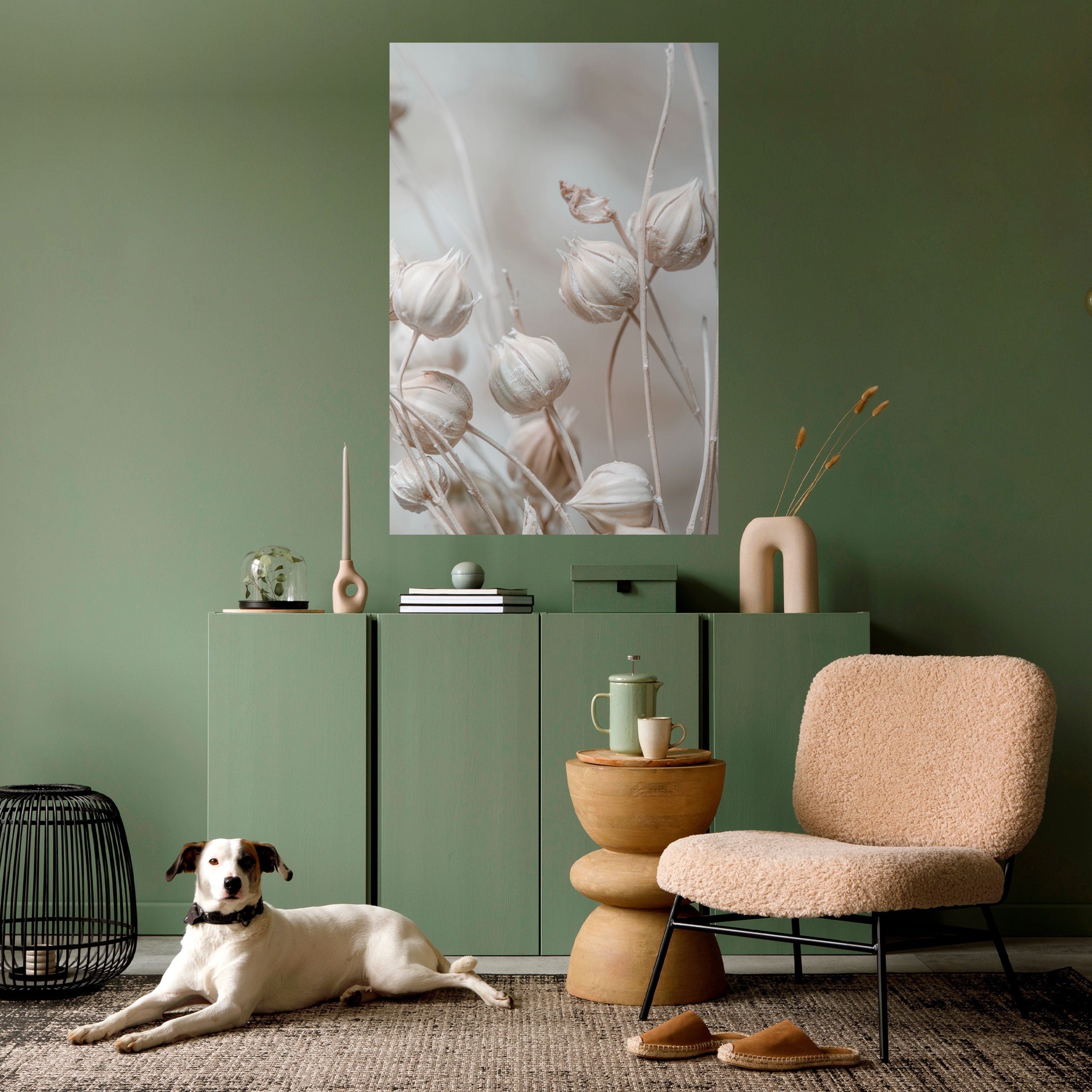 TRANQUIL BLOOMING VISION Poster Vertical Autocolante