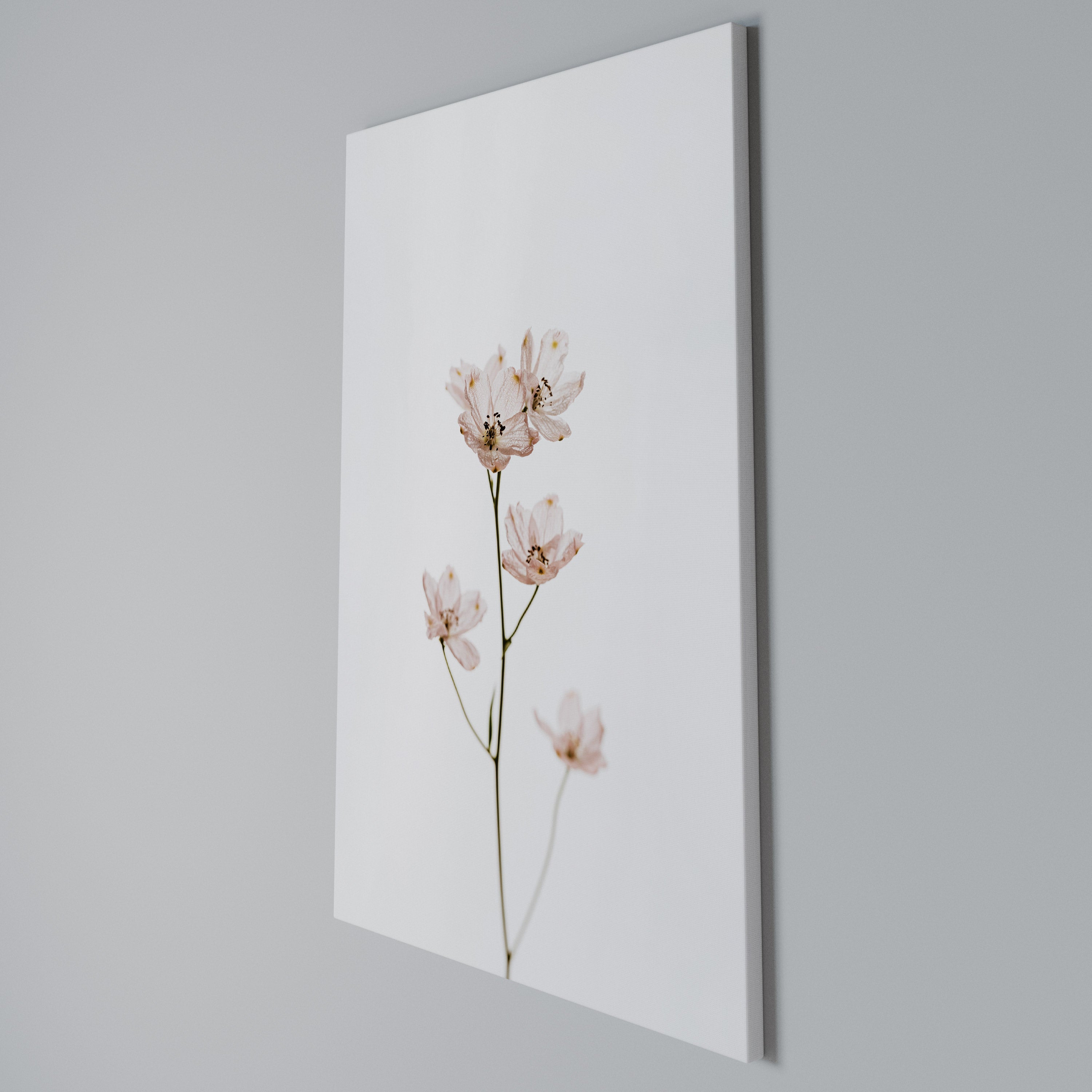 WHISPERS OF PINK Quadro em tela vertical