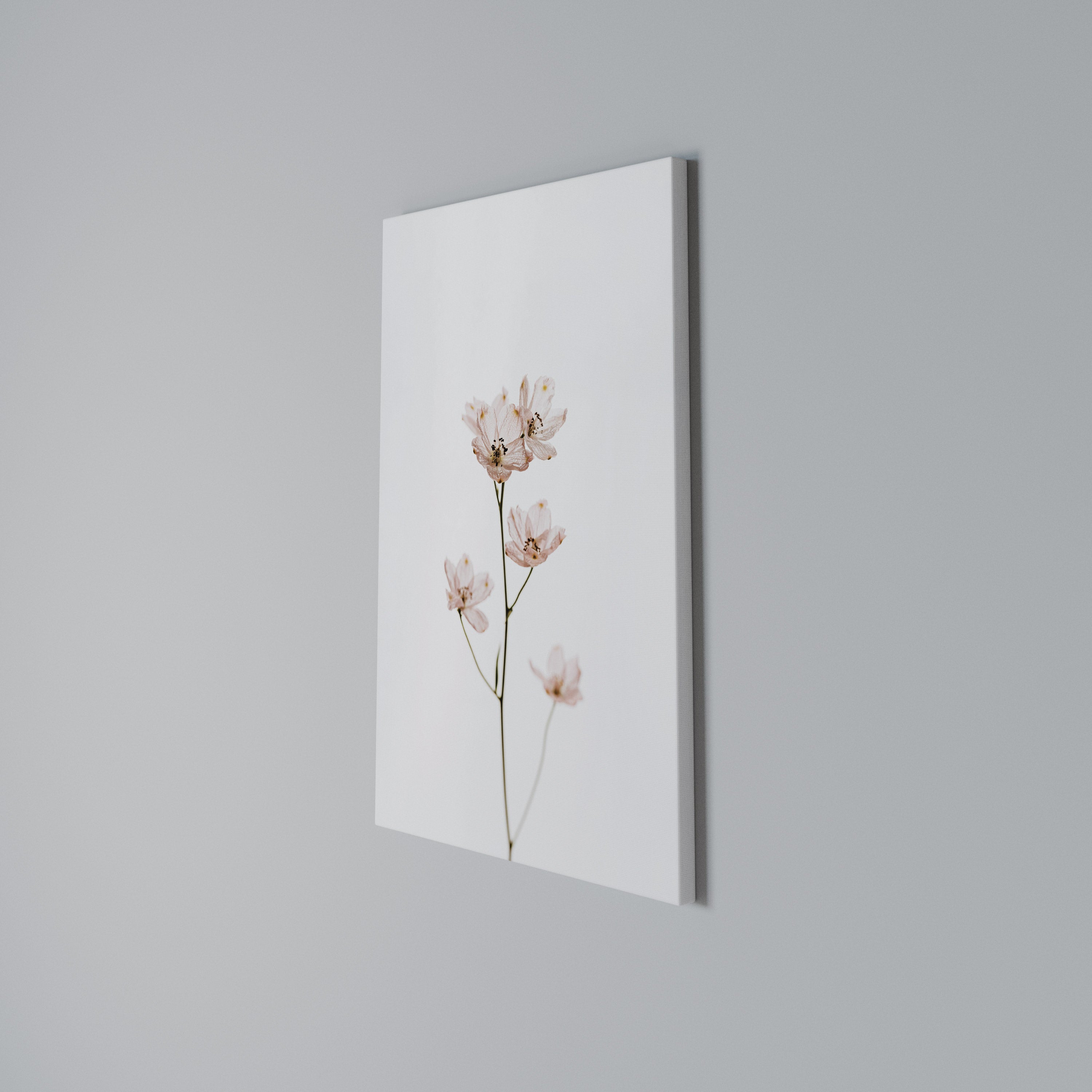 WHISPERS OF PINK Quadro em tela vertical