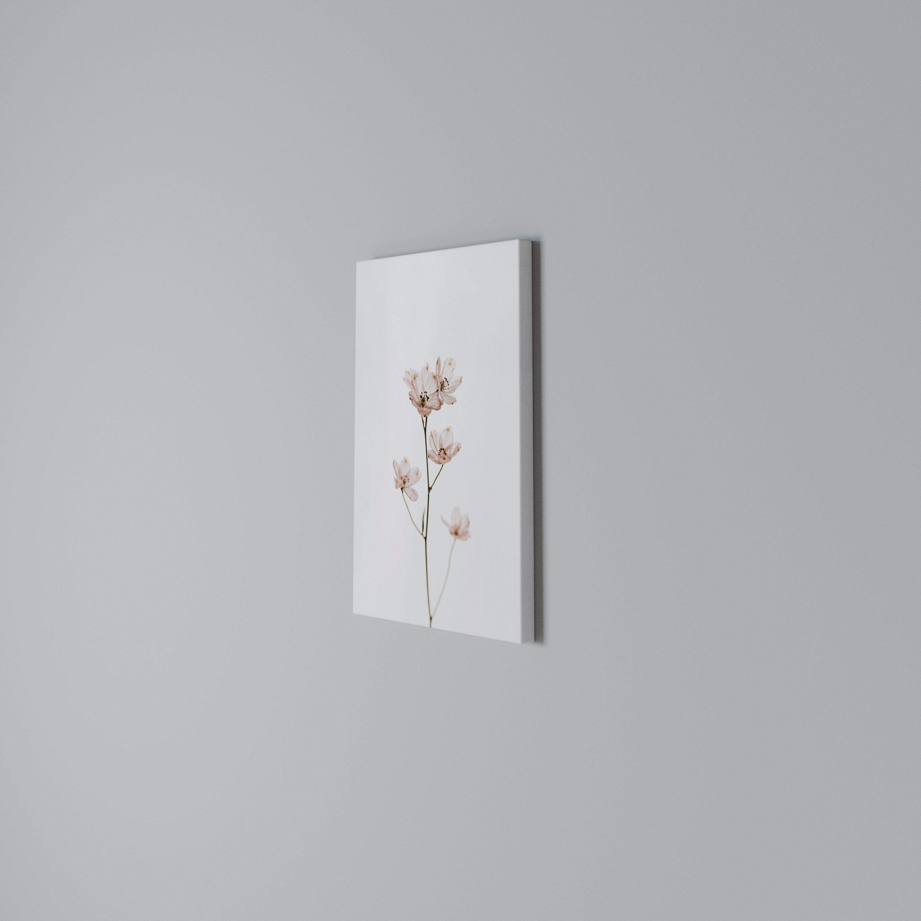 WHISPERS OF PINK Quadro em tela vertical