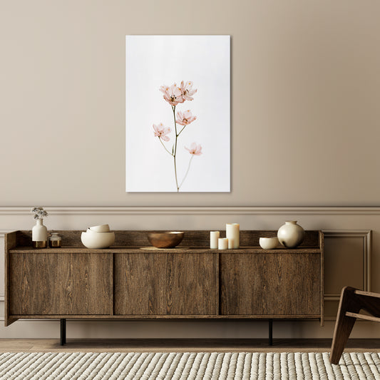 WHISPERS OF PINK Quadro em tela vertical