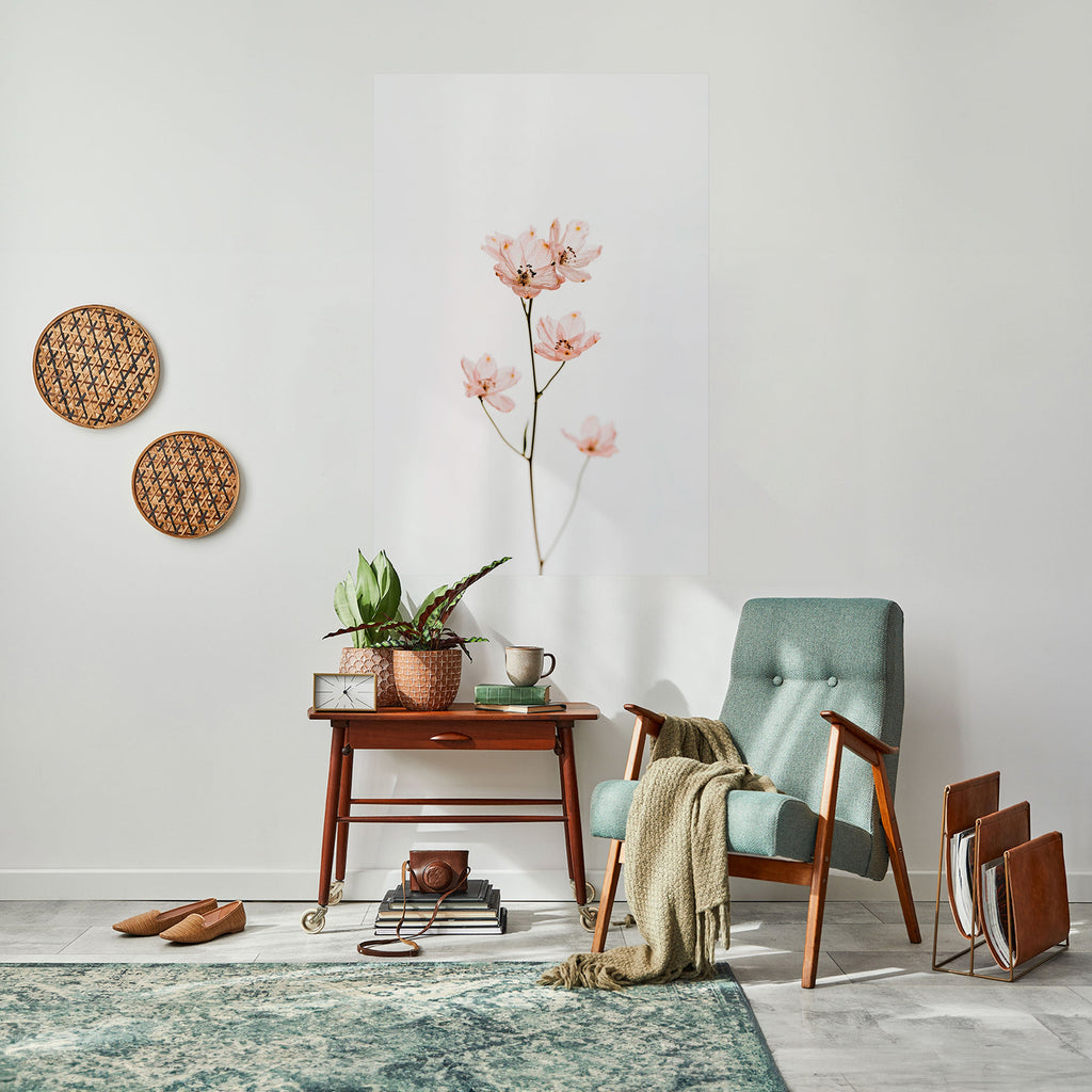 WHISPERS OF PINK Poster Vertical Autocolante