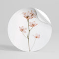 WHISPERS OF PINK Peel and Stick Round Sticker