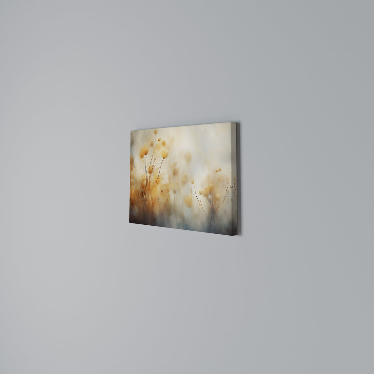 GOLDEN HUE EMBRACE Horizontal Canvas Print