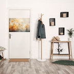 GOLDEN HUE EMBRACE Peel and Stick Horizontal Poster