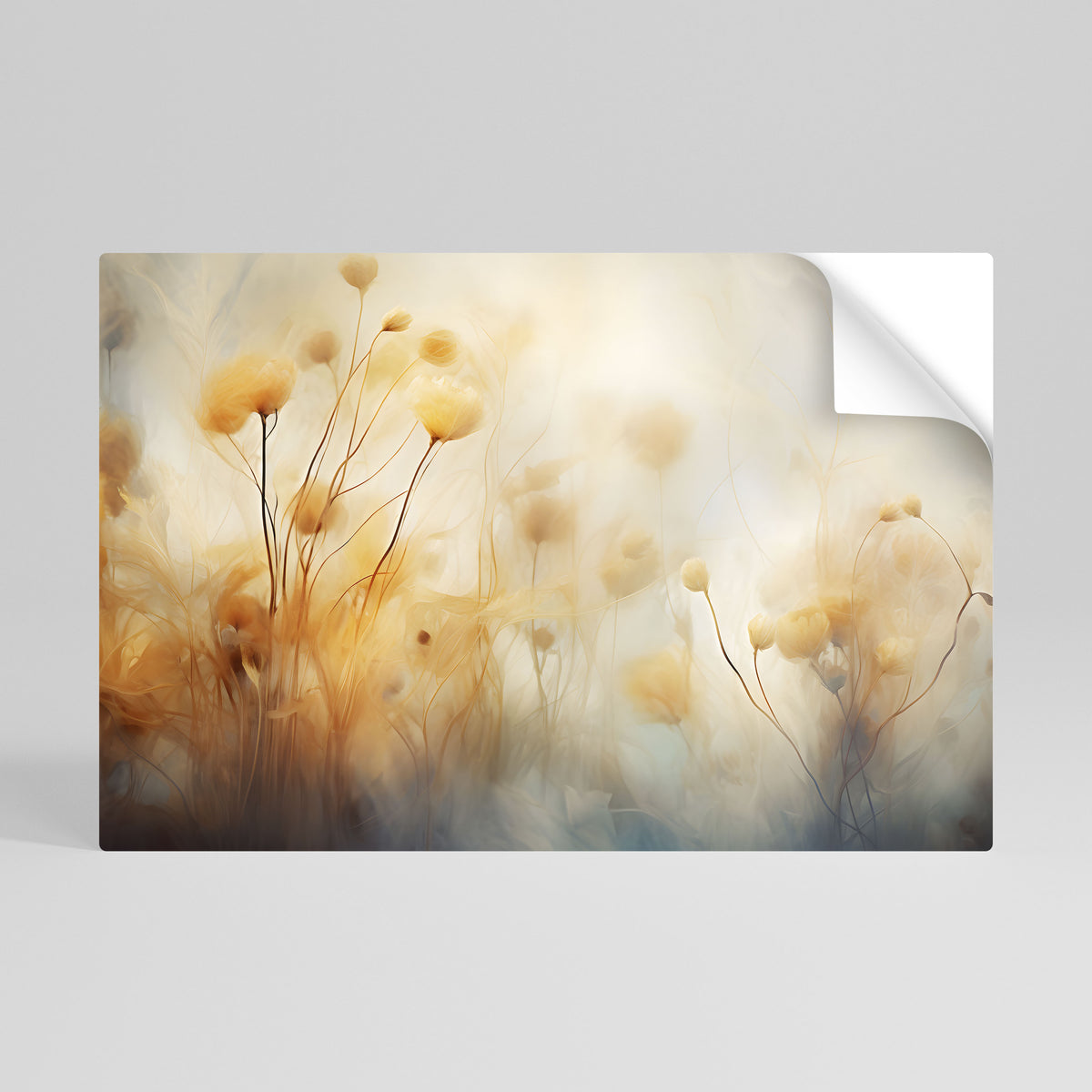 GOLDEN HUE EMBRACE Póster Autocolante Horizontal