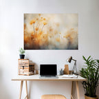 GOLDEN HUE EMBRACE Peel and Stick Horizontal Poster