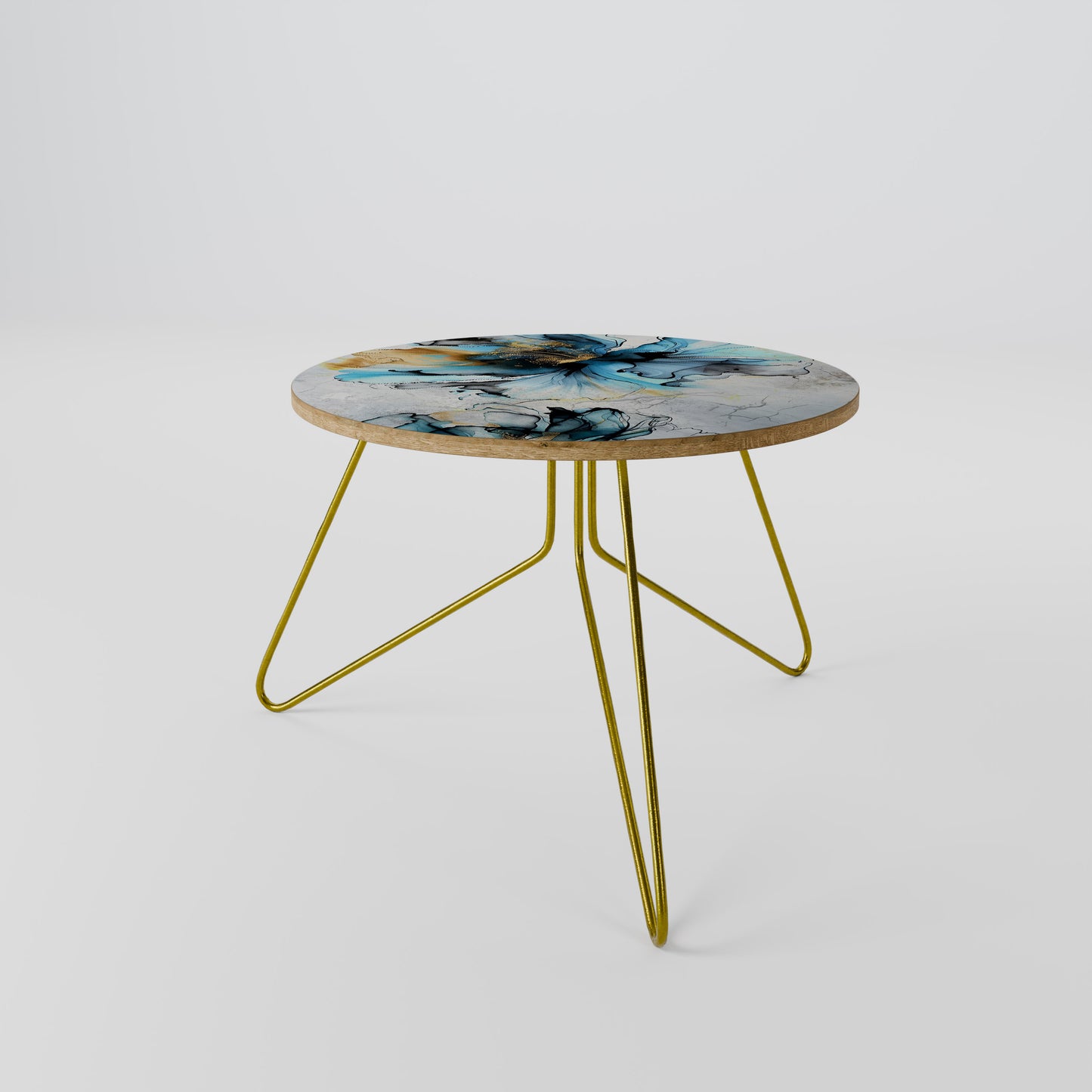 COBALT BLOSSOMS Coffee Table