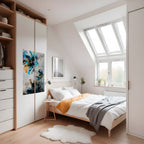 COBALT BLOSSOMS Poster Vertical Autocolante