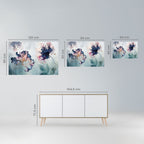 ICY BLOSSOMS Peel and Stick Horizontal Poster