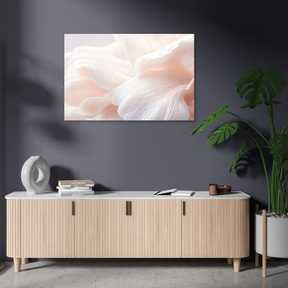 DELICATE PINK HARMONY Horizontal Canvas Print