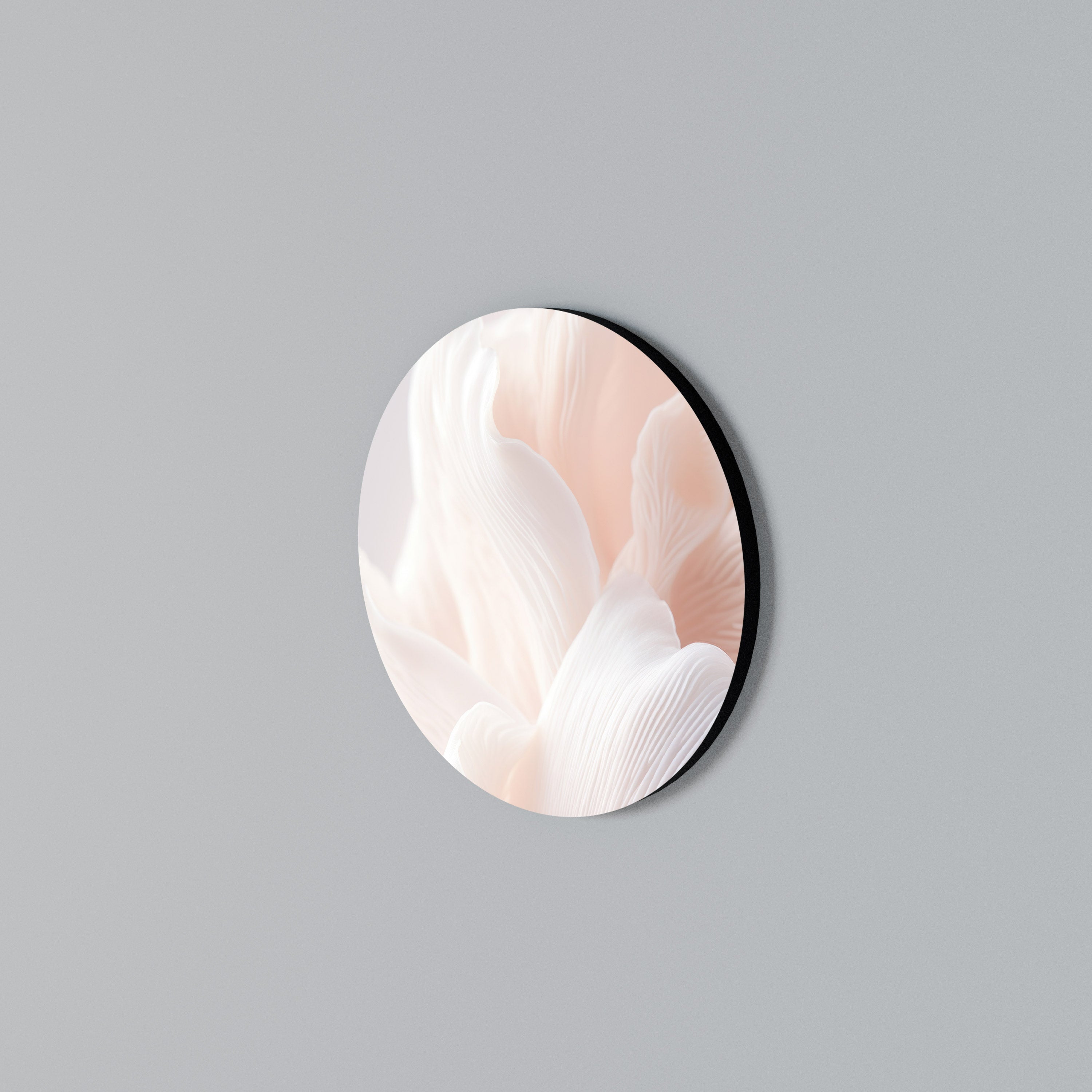 DELICATE PINK HARMONY Arte de Parede Redonda