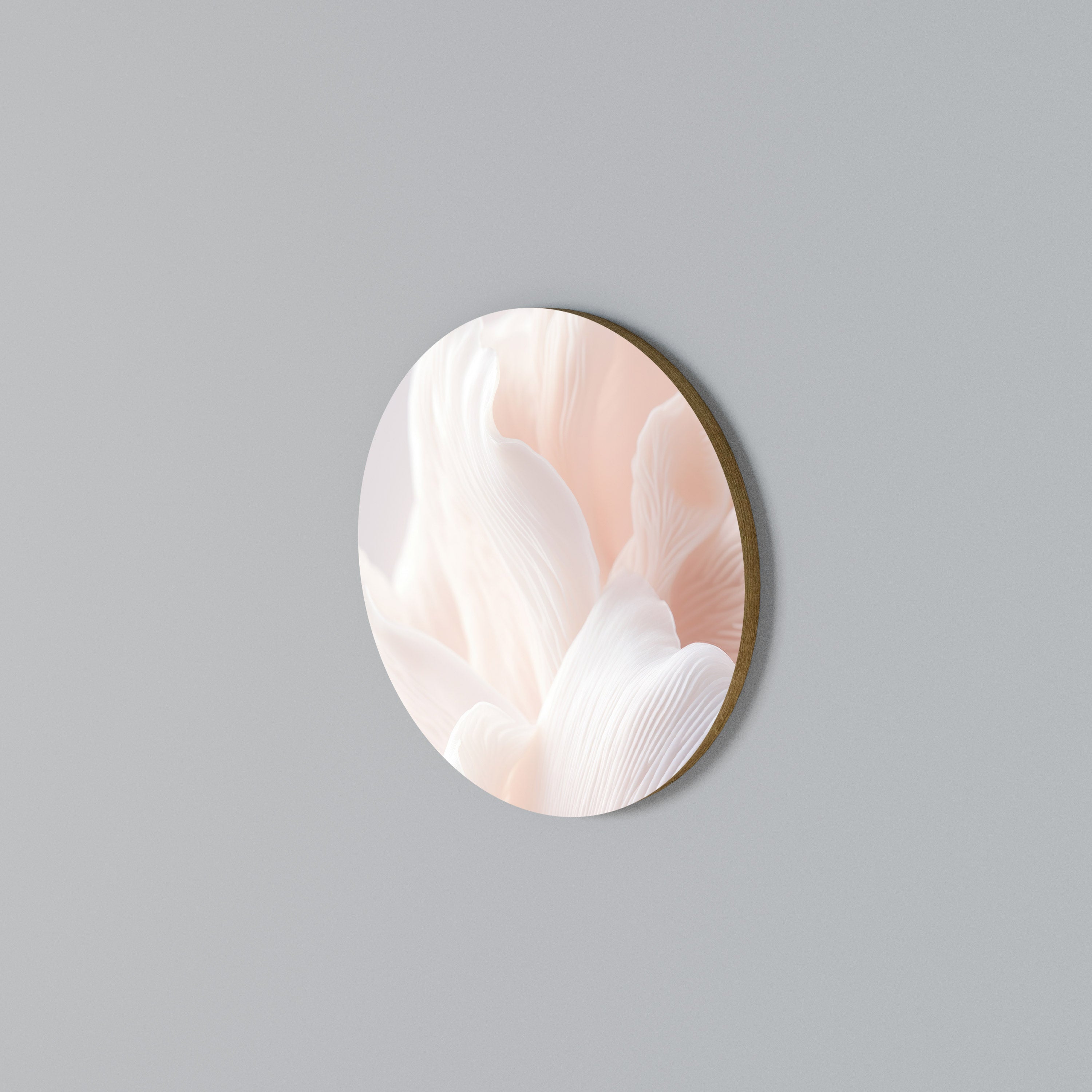 DELICATE PINK HARMONY Arte de Parede Redonda