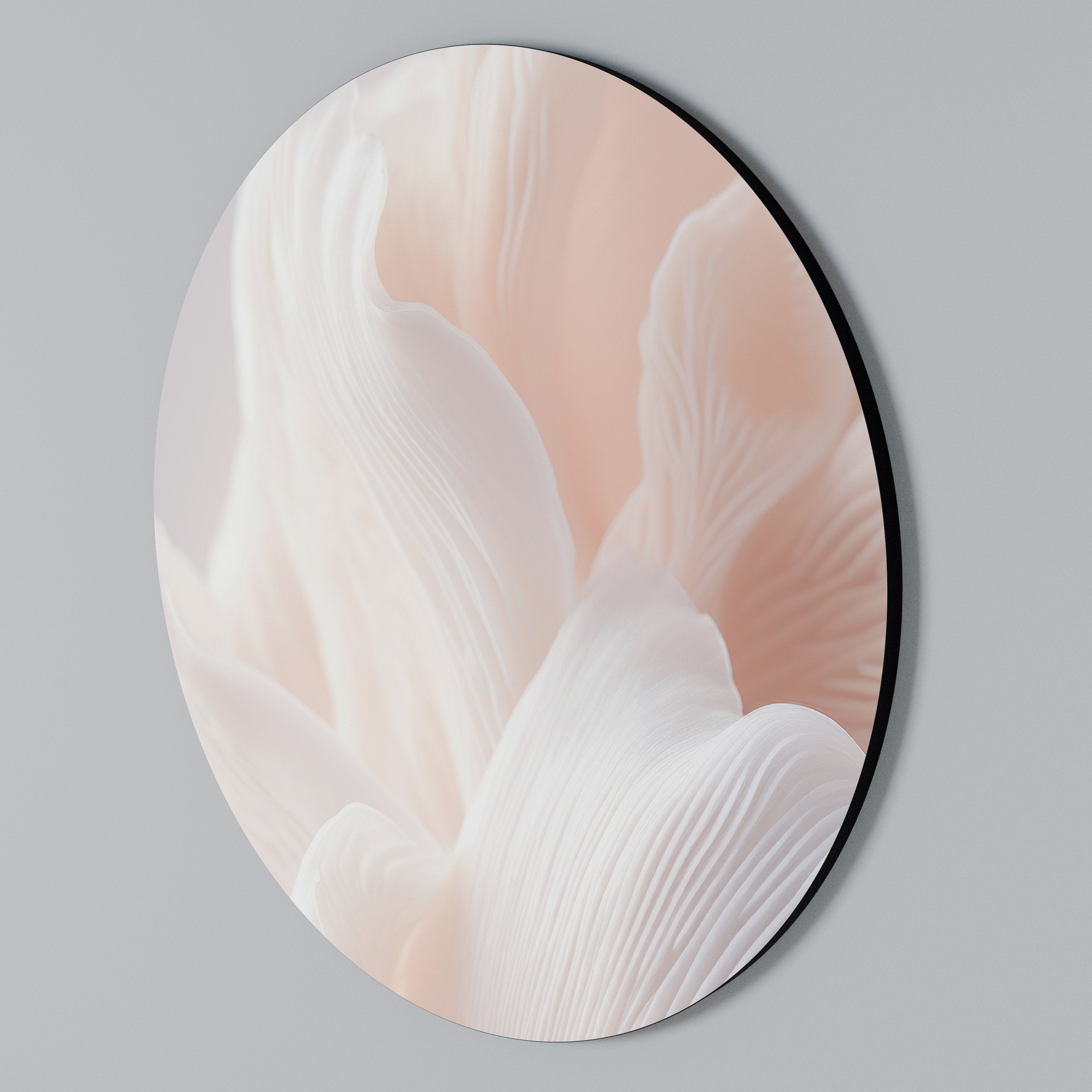 DELICATE PINK HARMONY Arte de Parede Redonda