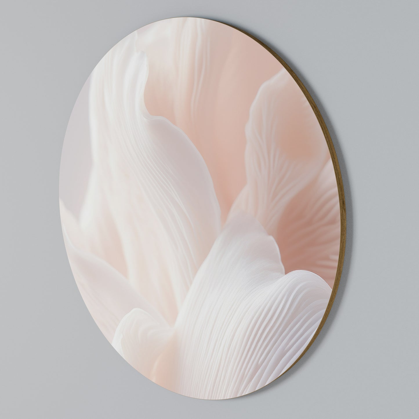 DELICATE PINK HARMONY Arte de Parede Redonda