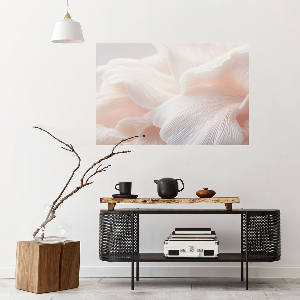 DELICATE PINK HARMONY Peel and Stick Horizontal Poster