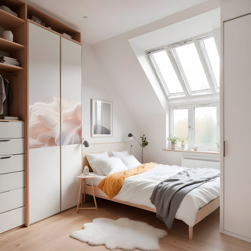 DELICATE PINK HARMONY Peel and Stick Horizontal Poster