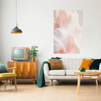 DELICATE PINK HARMONY Poster Vertical Autocolante