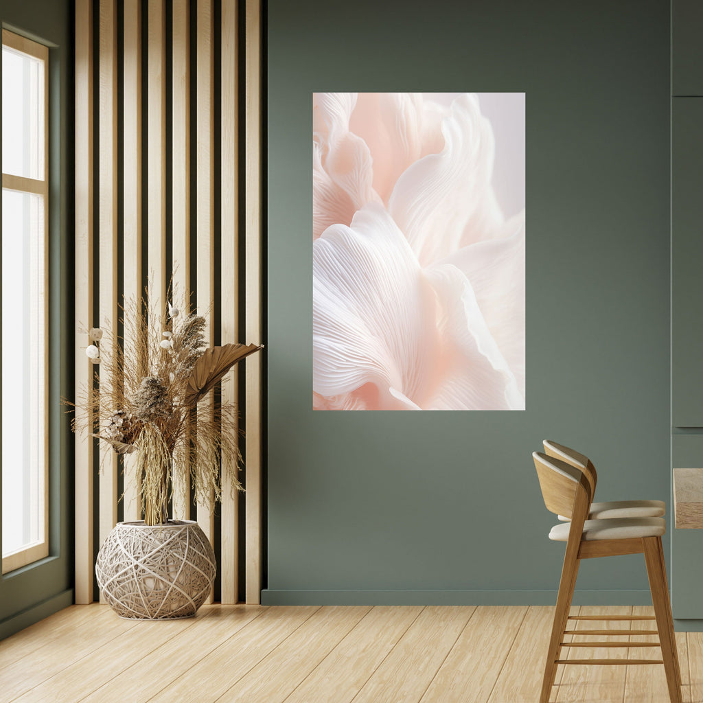 DELICATE PINK HARMONY Poster Vertical Autocolante