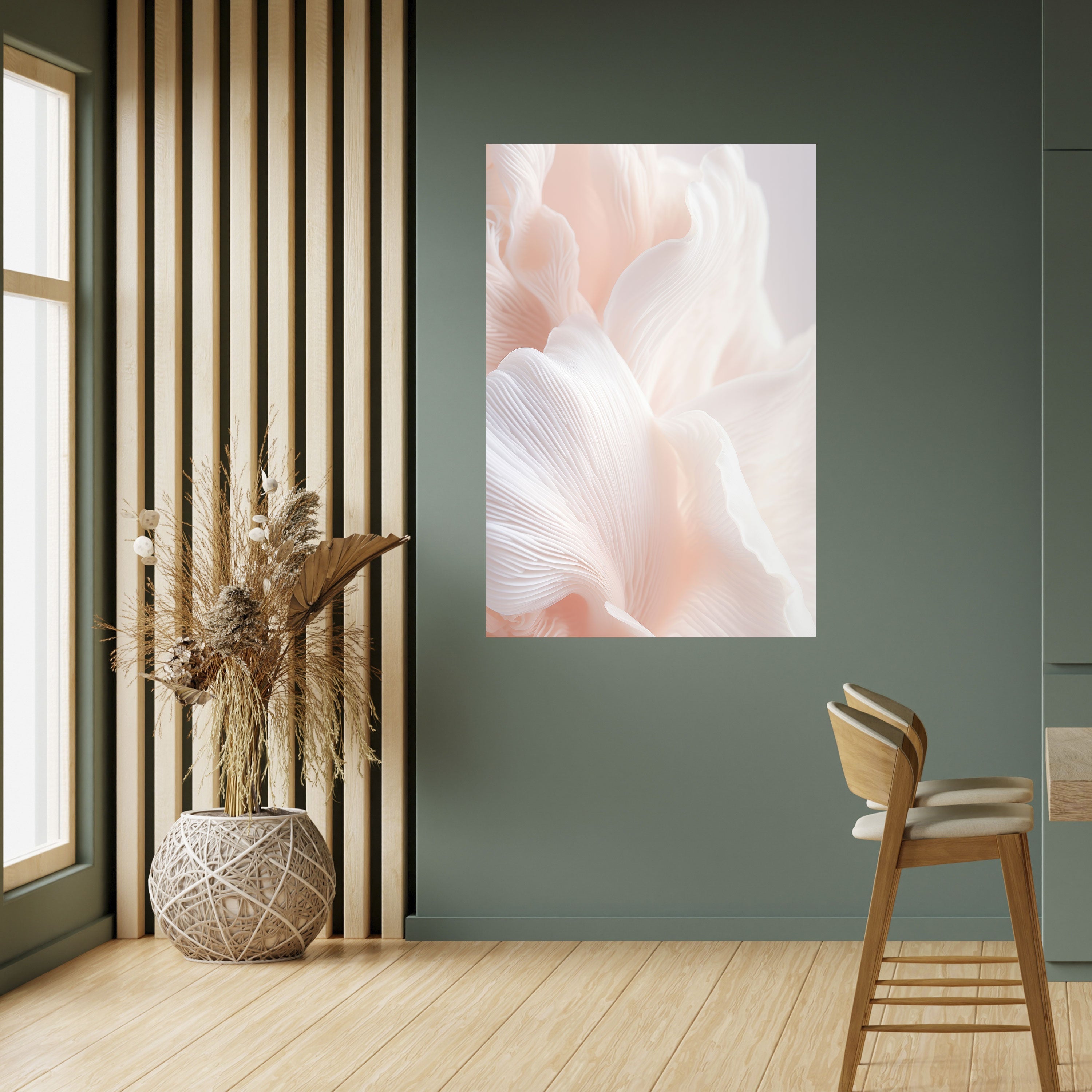 DELICATE PINK HARMONY Poster Vertical Autocolante