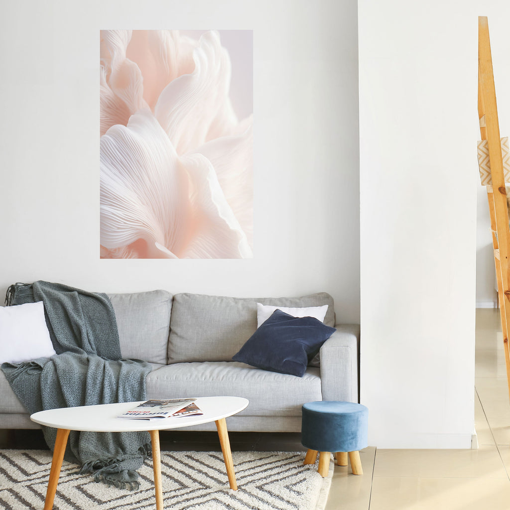 DELICATE PINK HARMONY Poster Vertical Autocolante