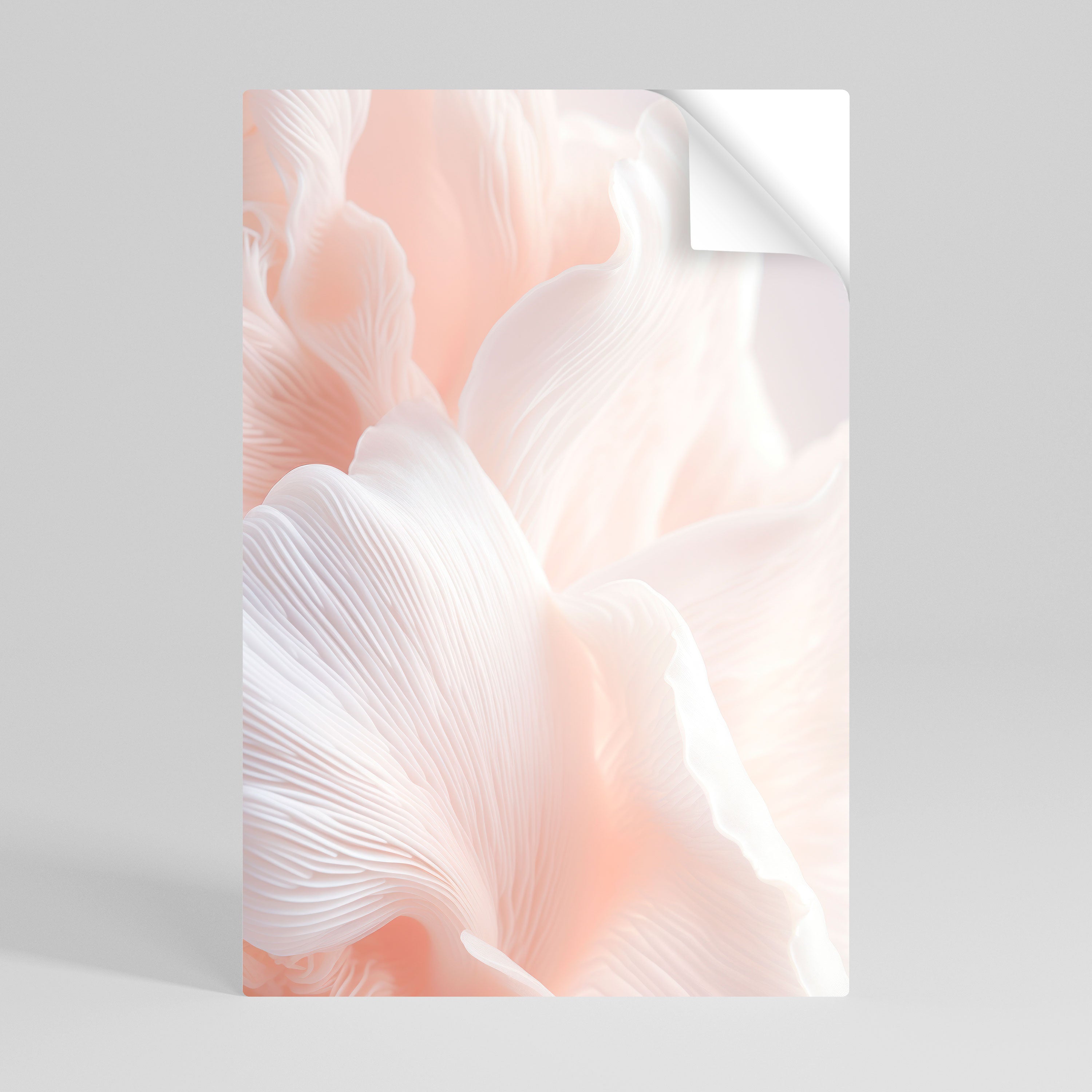 DELICATE PINK HARMONY Poster Vertical Autocolante