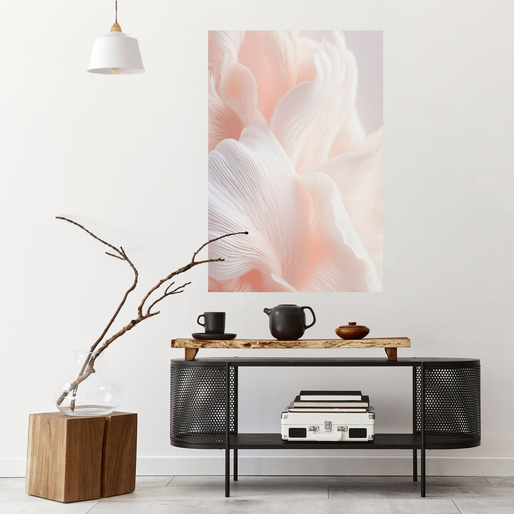 DELICATE PINK HARMONY Poster Vertical Autocolante