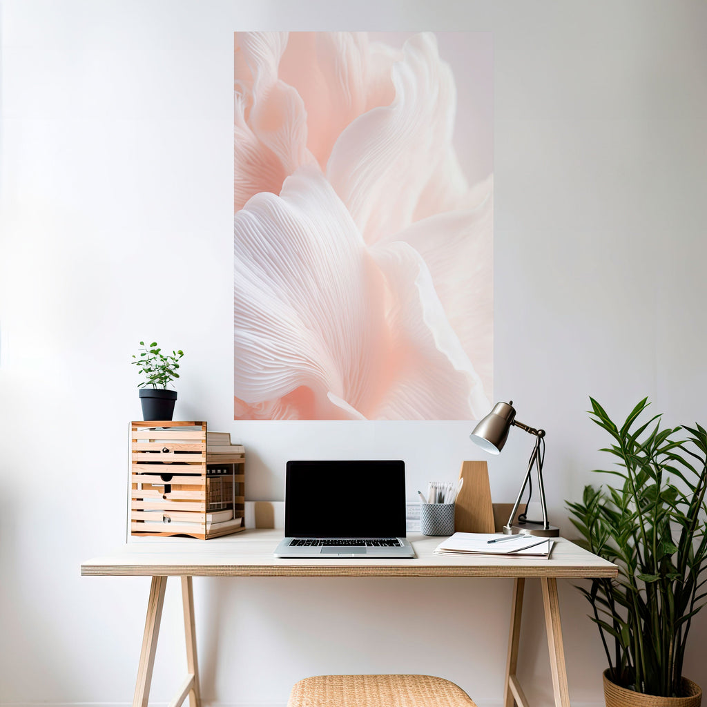 DELICATE PINK HARMONY Poster Vertical Autocolante