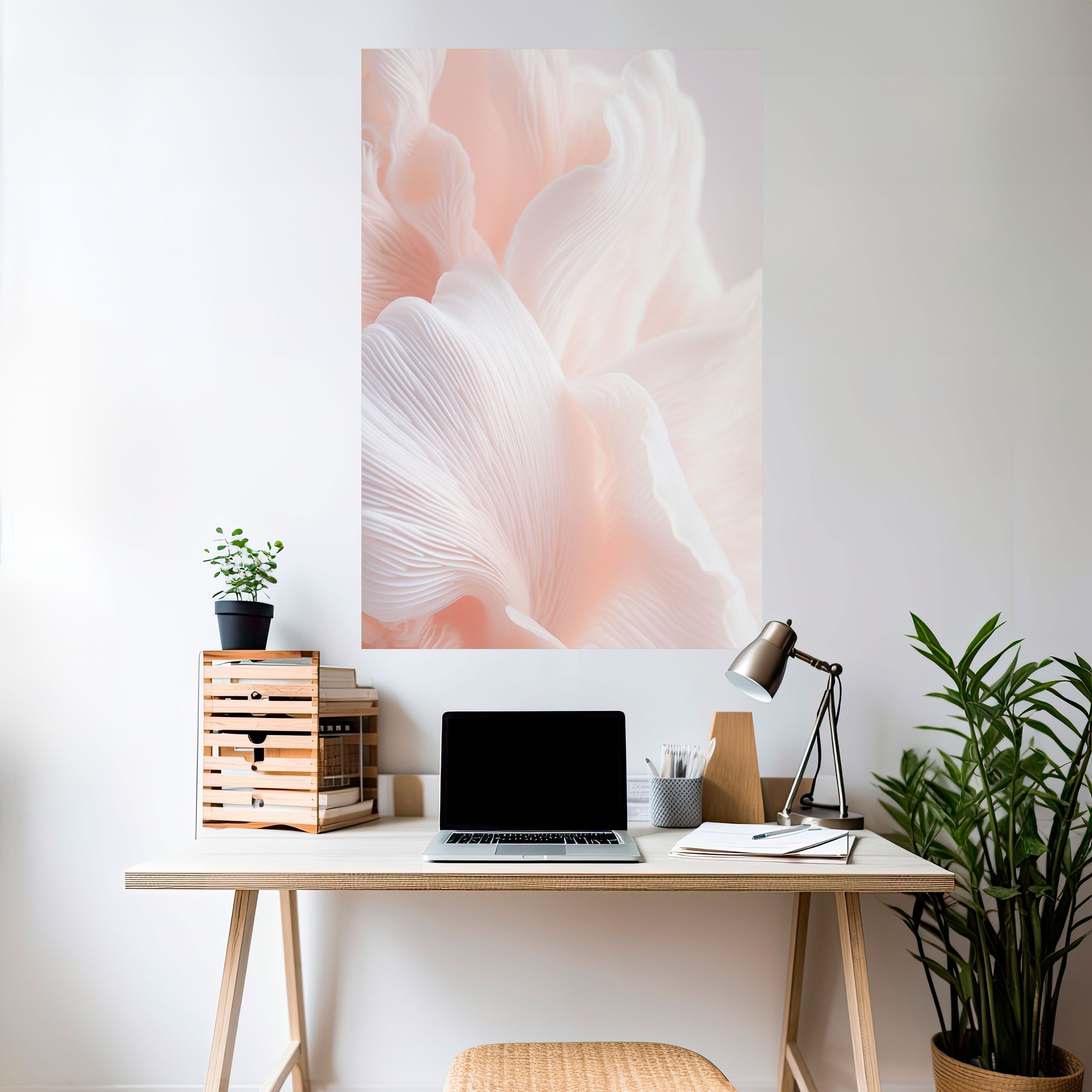 DELICATE PINK HARMONY Poster Vertical Autocolante